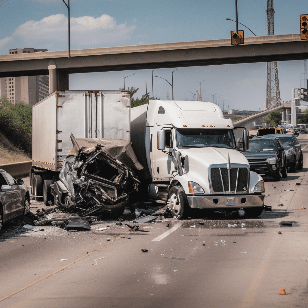 Un accidente de camión