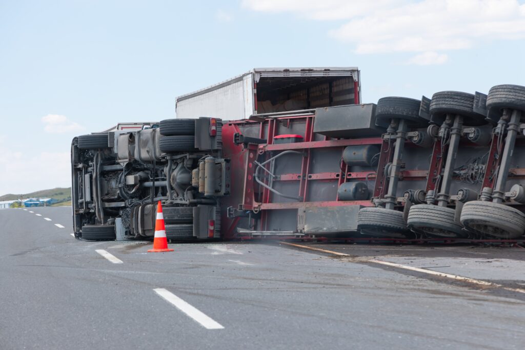 Overloaded Truck Accident