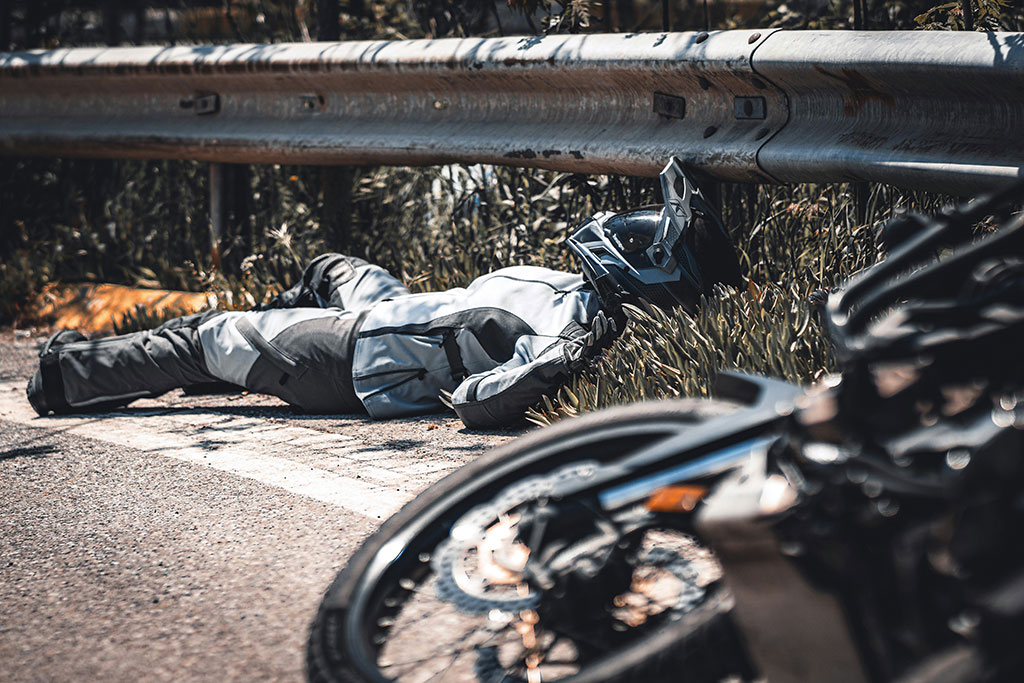 What Happens if a Road Hazard Caused My Motorcycle Accident?